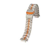HTHRRFE Compatible With Casio GA2100 2110 GA-B2100 Watchband Titanium Alloy Quick Adapter GA-2100 Strap Deployment Buckle Watch Accessories(Titanium Orange,For GA-2100)