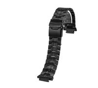HTHRRFE Compatible With Casio GA2100 2110 GA-B2100 Watchband Titanium Alloy Quick Adapter GA-2100 Strap Deployment Buckle Watch Accessories(Noir,For GA-2100)