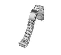 HTHRRFE Compatible With Casio GSHOCK DW-H5600 Dw-h5600mb Men Watch Chain Case Solid Stainless Steel Watch Strap Bracelet Metal Bezel Accessories(Silver only strap)