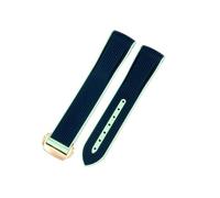 HTHRRFE Compatible With Omega Joint Swatch Woven Pattern Planet Men Women Watch Strap Silicone Outdoor 20mm Rubber Watchband(Blue Green-GD-Z3)