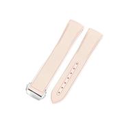 HTHRRFE Compatible With Omega Joint Swatch Woven Pattern Planet Men Women Watch Strap Silicone Outdoor 20mm Rubber Watchband(Pink-ST-Z3)