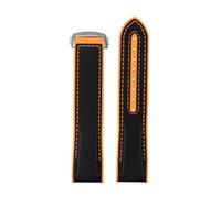 HTHRRFE Compatible With Omega Seamaster 300 Observatory Ocean Universe 600 Quarter Orange 20mm 21mm 22mm Nylon Silicone Rubber Bracelet Watch Band(Purple Green,22mm)