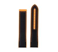 HTHRRFE Compatible With Omega Seamaster 300 Observatory Ocean Universe 600 Quarter Orange 20mm 21mm 22mm Nylon Silicone Rubber Bracelet Watch Band(GREEN BLUE,20mm)