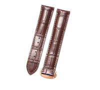 HTHRRFE Compatible With Omega Speedmaster Constellation Series R228 141 Solid Stainless Steel Folding Buckle Genuine Leather Watchband 18 19 20mm(Brown-RS-Z3,19mm)