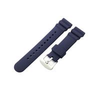 HTHRRFE Compatible With Seiko Watch Strap White Blue Black Canned Needle Buckle Diving Sne545p1 Men's Prospex Series Sne547p1 22mm Accessories(Blue(LZ)-Steel)