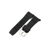 HTHRRFE Compatible With Universal Engineer Rubber Watchband Men's Sports Outdoor Diving 378507 Iw323401 Silicone Concave Interface 30mm Watch Strap(Black-Steel-K2)