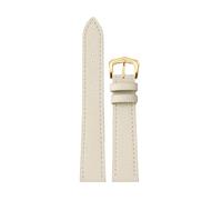 HTHRRFE Cowhide Watch Strap Compatible With Cartier SOLO London e 14 16 18 20mm Black Brown White Gray Men Women's Watchband Quick Release(White-G pin,20mm)