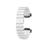 HTHRRFE DW-5600 Ceramic Watch Strap Compatible With Casio Small Square DW5600 GW-M5610 GW-B5600 Watchband Stainless Steel Case Accessories(White silver black,5610)