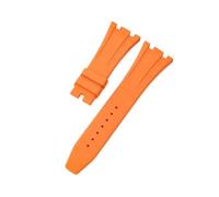 HTHRRFE Get The Perfect Compatible With AP Aibi 15703 Watch With This Black Silicone Watchband - Resin Rubber And Silicone Accessories Included(Orange-No Buckle)