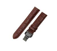 HTHRRFE Handmade Genuine Leather Watch Strap Compatible With Tissot 1853 Le Locle T41 T006 Starfish Junya Duruer Men And Women 19mm Watchband(Brown-Black-B1,20mm)