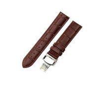 HTHRRFE Handmade Genuine Leather Watch Strap Compatible With Tissot 1853 Le Locle T41 T006 Starfish Junya Duruer Men And Women 19mm Watchband(Brown-Steel-B1,21mm)