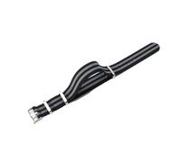 HTHRRFE Original Elastic Nylon Watchbands Diving Retro Dark Blue Black Red Compatible With Seiko Universal Men Silvery Black Buckle Watch Strap(Black Gray-Steel,20mm)