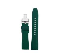 HTHRRFE Rubber Silicone Strap Compatible With Citizen Tissot Seiko Rolex Curved End Sport Waterproof Watchband Orange Wristband 18/19/20/21/22mm(Purple Green,19mm)