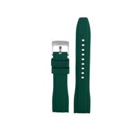 HTHRRFE Rubber Silicone Strap Compatible With Citizen Tissot Seiko Rolex Curved End Sport Waterproof Watchband Orange Wristband 18/19/20/21/22mm(Blue Pink,20mm)