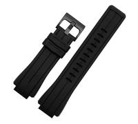 HTHRRFE Rubber Watchband Compatible With Watch T2N720 TW2T76300 T2N721 Series Men Black Waterproof Silicone Sports Strap 24 * 16mm(Black black black)