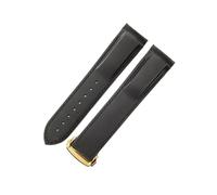 HTHRRFE Silicone Watch Strap Compatible With Omega Watch AT150 SeaMaster 007 Men's Universe Ocean Series Rubber Sports Strap Compatible With Seiko 20 22mm(Black Black-GD-Z3,20mm)