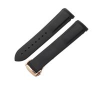 HTHRRFE Silicone Watch Strap Compatible With Omega Watch AT150 SeaMaster 007 Men's Universe Ocean Series Rubber Sports Strap Compatible With Seiko 20 22mm(Black(No line)-RS-Z3,22mm)