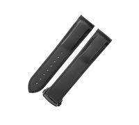 HTHRRFE Silicone Watch Strap Compatible With Omega Watch AT150 SeaMaster 007 Men's Universe Ocean Series Rubber Sports Strap Compatible With Seiko 20 22mm(Black Black-BK-Z3,20mm)