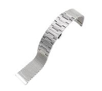 HTHRRFE Stainless Steel Mesh Belt Compatible With Citizen Eco-Drive Air Eagle Jy8078 Second Generation Blue Angel Waterproof Watch Strap 22mm(22mm)