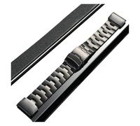 HTHRRFE Titanium Alloy Strap Compatible With Fenix 1/2/3/3HR 7x 5X 5X Plus Mk1 Mk2 Mk2i Metal Watch Band Men Bracelet 26mm(Noir,Mk1 Mk2 Mk2i)
