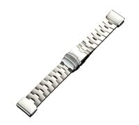 HTHRRFE Titanium Alloy Strap Compatible With Fenix 1/2/3/3HR 7x 5X 5X Plus Mk1 Mk2 Mk2i Metal Watch Band Men Bracelet 26mm(Silver,Tactix delta)