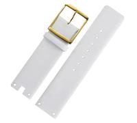 HTHRRFE Watch Bands Compatible With CK K94231 K9423101 Genuine Leather Durable Soft Compatible With Calvin Klein Watch Strap 22mm Waterproof Bracelet(White-gold)