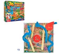 HTI, 3D Dinosaur Edition Snakes & Ladders | Dinosaur Board Game Toy | Fun Toys For All The Family | 3D Dinosaur Themed Childrens Game | Perfect And Fun Gift For Any Child | Suitable For Ages 3