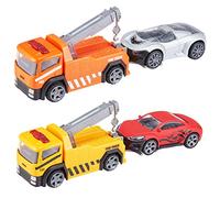 Teamsterz Die-cast Recovery Tow Truck Playset Street Kings, with Car, Multicolour