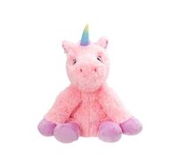 HTI Bella & Bee Plush Teddies | 5 Styles: Sheep, Dino, Koala, Rabbit, Unicorn | Soft Cuddly Toys Gift for Toddlers, Nursery, Baby Shower, Birthday & Christmas | For Boys & Girls (Unicorn)