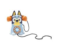HTI Bluey Telephone Playset | Electronic Realistic Bluey Retro Telephone Toy | Interactive Kids Toy Phone | Educational Communication & Maths Phone | Bluey Them Tune Toy | 3+