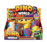 HTI Dino World Squeezy Saurus Dinosaur Egg Toy