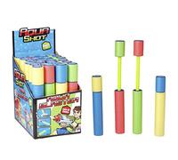 Aqua Shot 10" Water Pump Blaster Tube Squirter Toys for a Pound Assorted