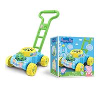 HTI Peppa Pig Bubble Mower | Push Along Lawnmower Bubble Blower | Ages 3+ | Multicolor
