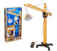 HTI Teamsterz JCB Tower Crane X Series | Construction Crane Toys For Boys And Girls | Construction vehicle Playsets | Remote Controlled 100cm Crane Toys | Building And Sandpit Toys For Kids Aged 3+