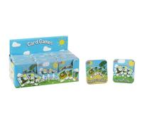 HTI Toys Traditional Games Happy Families, Animal Snap Cards Tin - Age 4 Years +