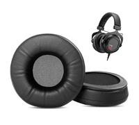 HTINDUSTRY Earpads Replacement Cushion Compatible with Beyerdynamic Custom One Pro Plus Headphone Premium Ear pads with Softer Protein Leather/Memory Foam
