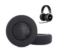 HTINDUSTRY Earpads Replacement Cushion Compatible with Corsair Virtuoso RGB Wireless/RGB Wireless XT/Corsair Virtuoso Wireless SE Ear pads with Breathable Fabric/High Density Foam