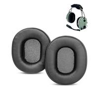 HTINDUSTRY Replacement Earpads Cushion Compatible with David Clark H10-40 H10-13.4 H10-20 H10-30 H10-13S H10-76 H10-60 DC Headsets Ear pads with Softer Protein Leather/Memory Foam