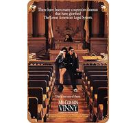 HTINSIGN My Cousin Vinny Movie Poster Retro Metal Sign for Cafe Bar Pub Office Home Wall Decor Vintage Tin Sign Gift 12 X 8 inch