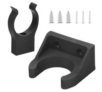 HTJYMY Wall Mount Holder for Dyson Stick Wand Tube, Black | Fits V15 V11 V10 V8 V7 Stick Vacuum Cleaner Black, Space-Saving