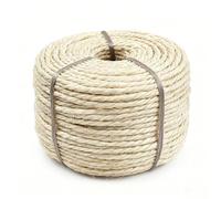 HTJZWG, DIY Cat Scratching Sisal Rope, Fits Wrapping Around Cats Climbing Places,Protecting Table & Chair Legs, Repairing Scratching Posts,Making Carpet mats,pet Toys & Decorations,White,4/25inX164Ft
