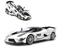 HTLNUZD 1/18 Alloy Racing Super Car for Ferrari FXX K EVO #70 Static Die Cast Simulation Model Car