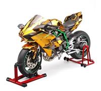 HTLNUZD 1/6 Scale H2R Alloy Diecast Motorcycle with Sound & Light Features High Gloss Spray Finish Rubber Tires Premium Collectible Gift (Gold H2R)