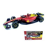 HTLNUZD Bburago 1/43 2022 F1-75 #55 75th Anniversary Carlos Sainz 1:43 Formula One Racing Car Alloy Die Cast Collection Vehicles Model (biao 75th #55)