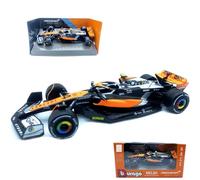 HTLNUZD Bburago 1:43 2023 F1McLaren MCL60#4 British GP Lando Norris Alloy Racing Car 1/43 Formula One Model Car Die Cast Adult Collection Vehicles Gift (Color box version)