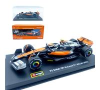 HTLNUZD Bburago 1:43 2023 F1McLaren MCL60#4 British GP Lando Norris Alloy Racing Car 1/43 Formula One Model Car Die Cast Adult Collection Vehicles Gift (Hardbound version)