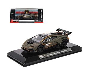 HTLNUZD Bburago 1:43 Super Trofeo-EVO2 for Lamborghini Huracan Alloy 1/43 Luxury Vehicle Diecast Pull Back Cars Model Toy Collectible