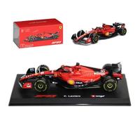 HTLNUZD Bburago 2023 1/43 SF23#16 Alloy Racing Car for Scuderia Ferrari 1:43 SF23 Leclerc Signature Die cast Adults Model Car Display Ornaments Collection (SF23#16 Acrylic Box Bersion)