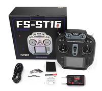 HTLNUZD New Flysky FS-ST16 16CH 2.4GHz Digital Transmitter Protocol & FS-SR8 Receiver - RC Helicopter, Plane, Multicopter, Car, Boat