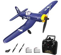 HTLNUZD RC Airplane F4U Corsair 4CH Radio Control Aircraft with 6Axis Stabilizer One Key Aerobatic Wingspan Remote Control Warbird Gift for Teenagers, Adults